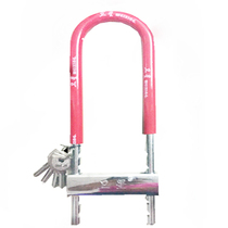 Retractable U-lock glass door handle lock vehicle anti-theft lock upgrade and increase length 35cm