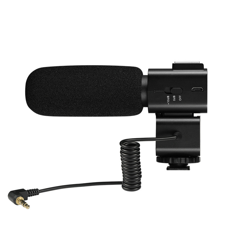 Camera DV Micro Interview Radio-type Charging Microphone Microphone Shoe Noise Reduction Recording Photography Microphone