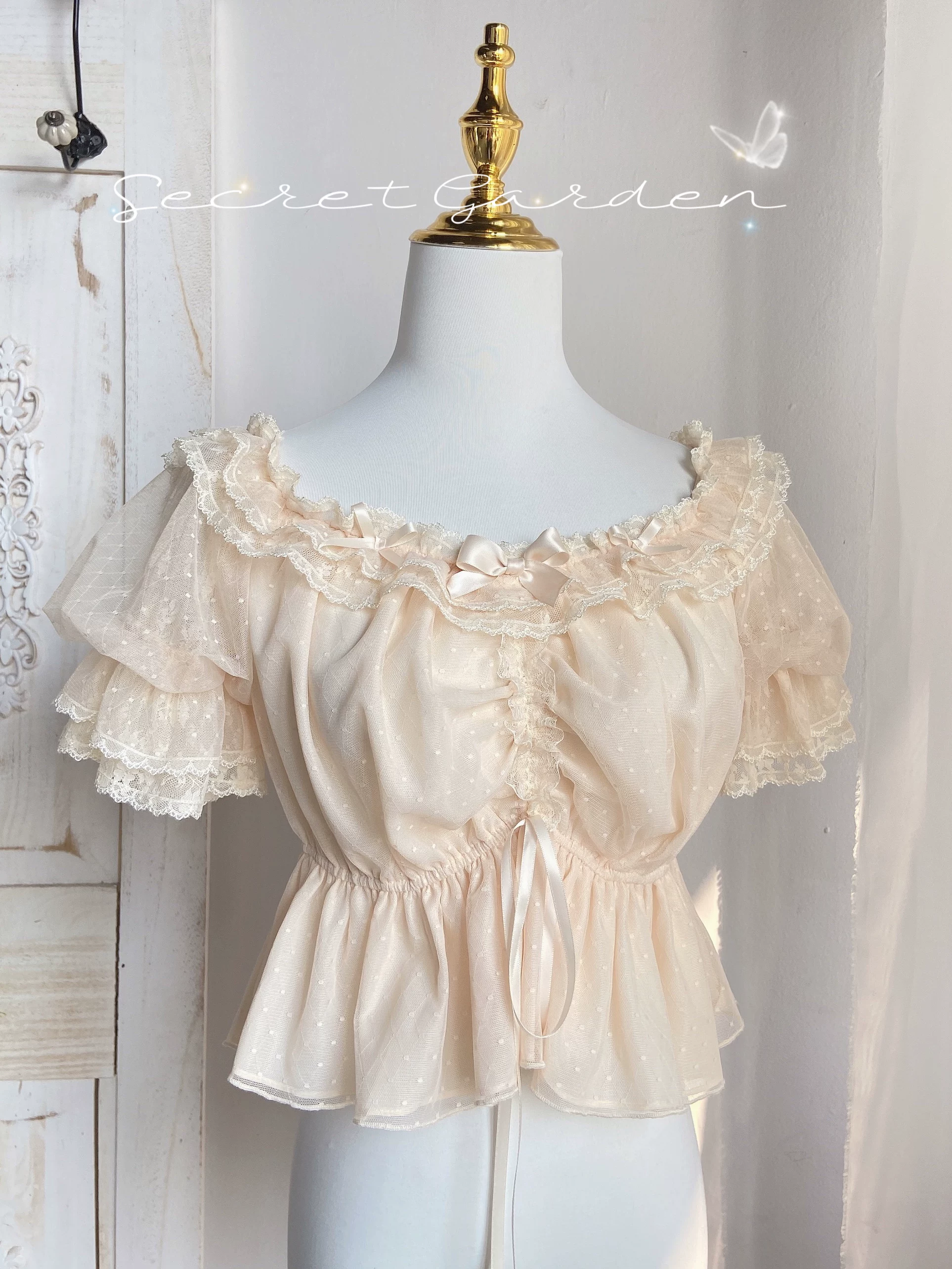 Готовый запас [cream dot] с лолитой внутри и оригинальная Lolita Meye