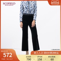 SCOFIELD womens winter 2020 new commuter straight tube micro design slim slim slim pants