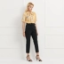 Phong cách đi lại đơn giản của phụ nữ SCOFIELD Màu đơn giản Quần thắt lưng tự nhiên SFTC837030 - Cộng với kích thước quần áo