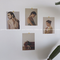 Texture cold wind Nordic retro card photography background wall decoration character postcard set