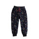 2022 spring and autumn new girls' sweatpants medium and large floral thin velvet trousers casual pants fashion printing sweatpants trend