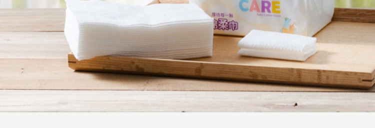 Khăn bông mềm in hình trái tim cho bé ướt và khô Khăn đôi dùng cho bé ướt 80 gói đơn khan giay