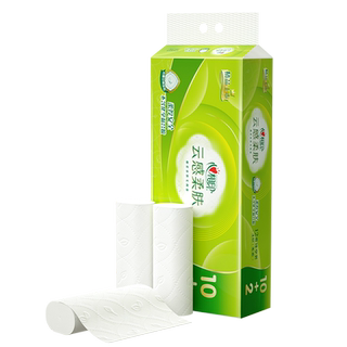 【限时抢】心相印云感柔肤立体压花卫生纸无芯卷纸100克12卷