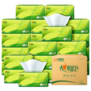 【心相印超值一箱】抽纸3层24包130抽