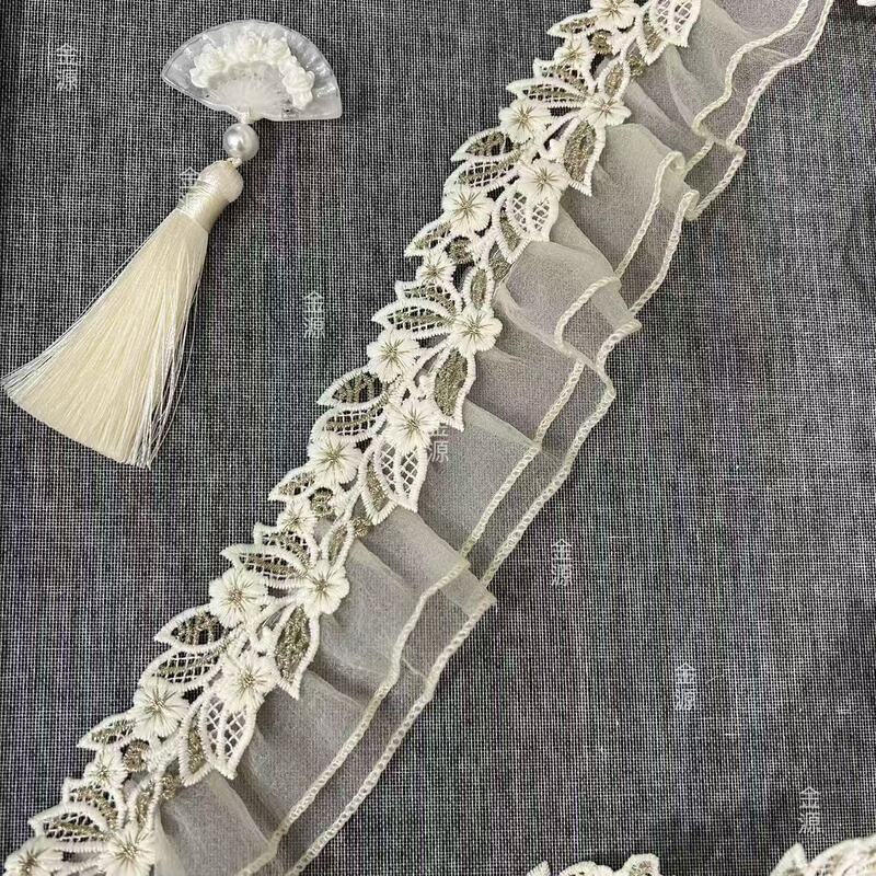 Jinyuan Lace New Style Curtain Border Vintage Lace Cloudy Sheer