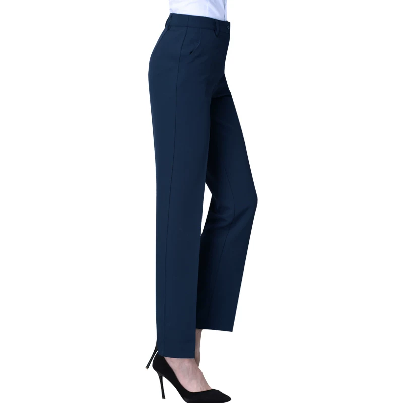Trousers, fitted suit, loose straight fit