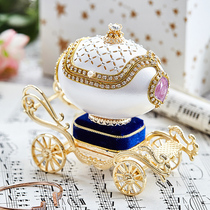 Egg carving carriage Music Box Music Box Music Box jewelry box girlfriends male girlfriends children birthday gifts