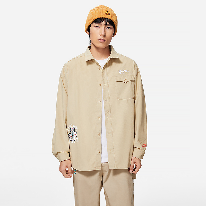 Li Ning Long-Sleeved Shirt for Men X Disney Toy Story Casual Sports Loose Corduroy Jacket Ashs437 Li Ning Long-Sleeved Shirt for Men X Disney Toy Story Casual Sports Loose Corduroy Jacket Ashs437