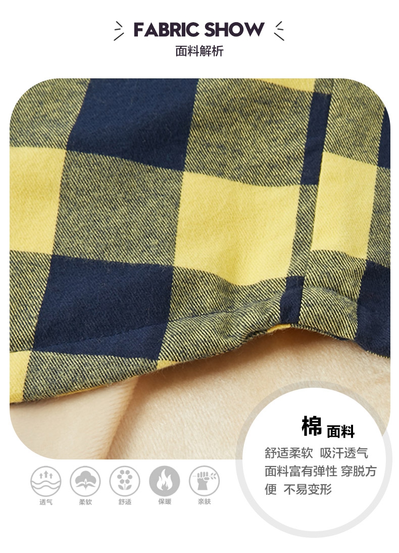 Moomoo trẻ em mặc áo sơ mi nam trẻ em cộng với áo nhung trong áo sơ mi dài tay kẻ sọc flannel trẻ em áo sơ mi trẻ em nữ đẹp