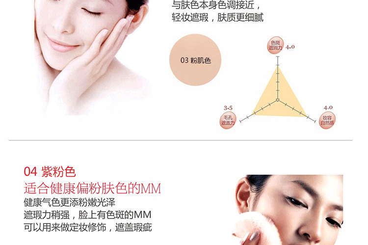 BOB beauty no flaws mật ong set phấn trang điểm lỏng dầu kiểm soát che khuyết điểm dưỡng ẩm khả năng sửa chữa sáng da màu trang điểm - Quyền lực phấn phủ che khuyết điểm