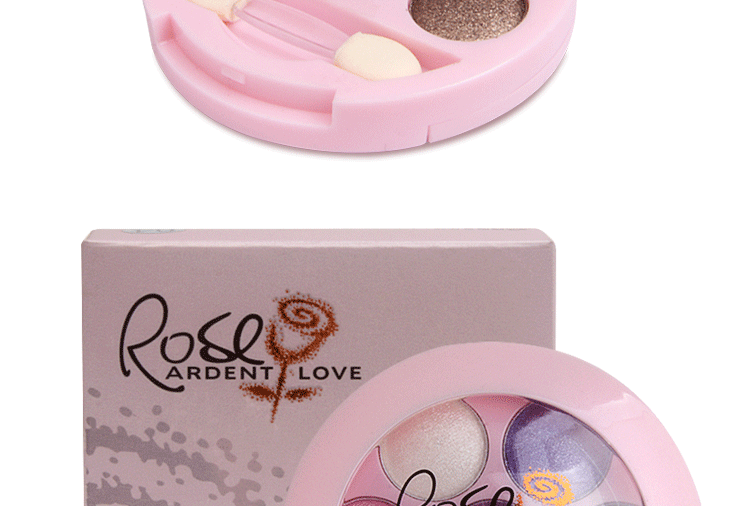 Authentic Rose Bird Silk Satin Shiny Five-Color Eye Shadow Makeup Makeup Makeup Eye Big Makeup Makeup Smokey Makeup phấn mắt the face shop