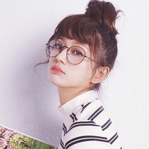  Mu Chuan radiation-proof and anti-blue light glasses frame round retro glasses mens trendy glasses frame women with myopia glasses women