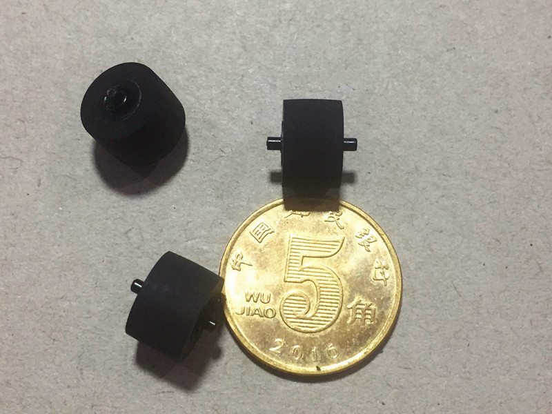 Black 10mm×6 4×1 5 Axle Core Walkman Recorder Model Aircraft Landing Gear Pressure Pulley