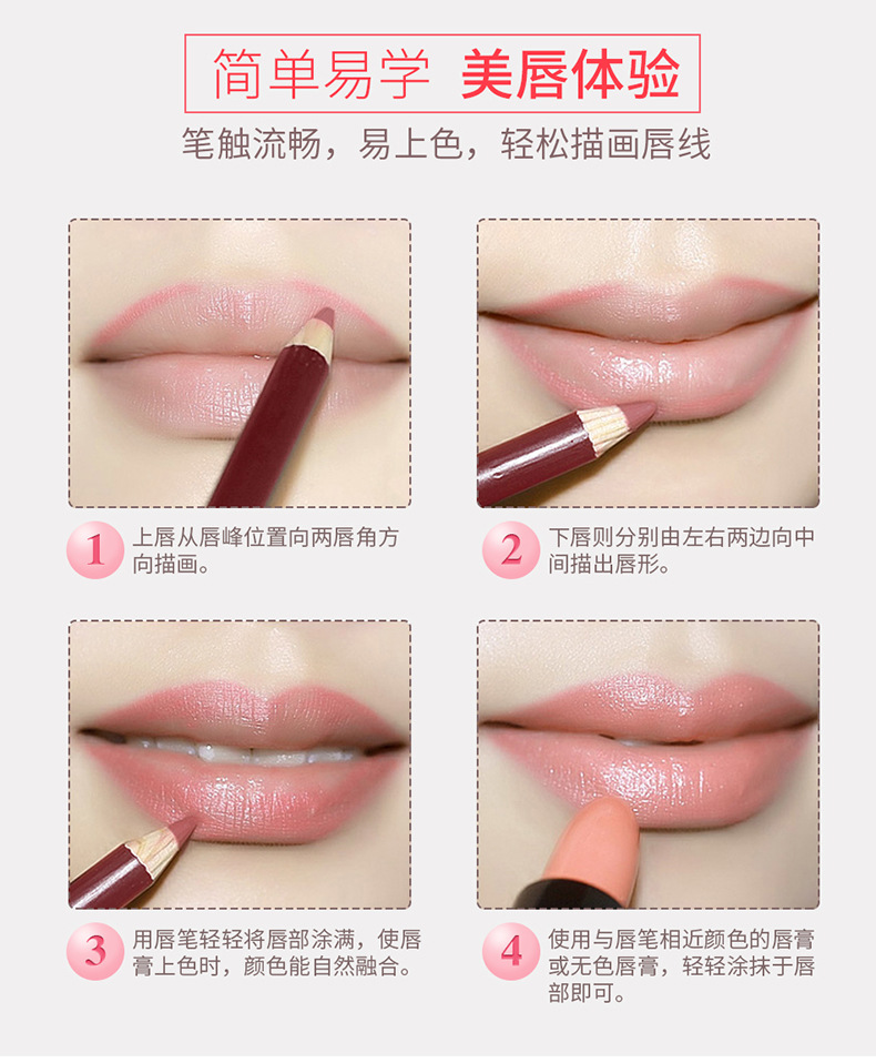 3ceyes mờ môi bút kẻ bắt đầu không thấm nước bền không phác thảo đường viền môi tạo tác mùa đông giữ ẩm bút chì - Bút chì môi / môi lót 	son bút chì mamonde 19	