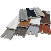 Ground Wire Invisible Nails B6 Cm Thickened High Quality PVC Wall Corner Wire Pure White Grey Straight Wood Fiber Skirting