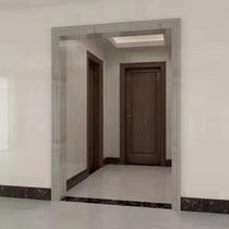 Marble door cover corridor door frame decoration elevator entrance door bag cover stone stone balcony pass door custom