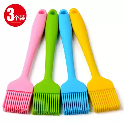 3-piece integrated silicone oil brush high temperature resistant Barbecue Brush cake baking special food brush baking tool