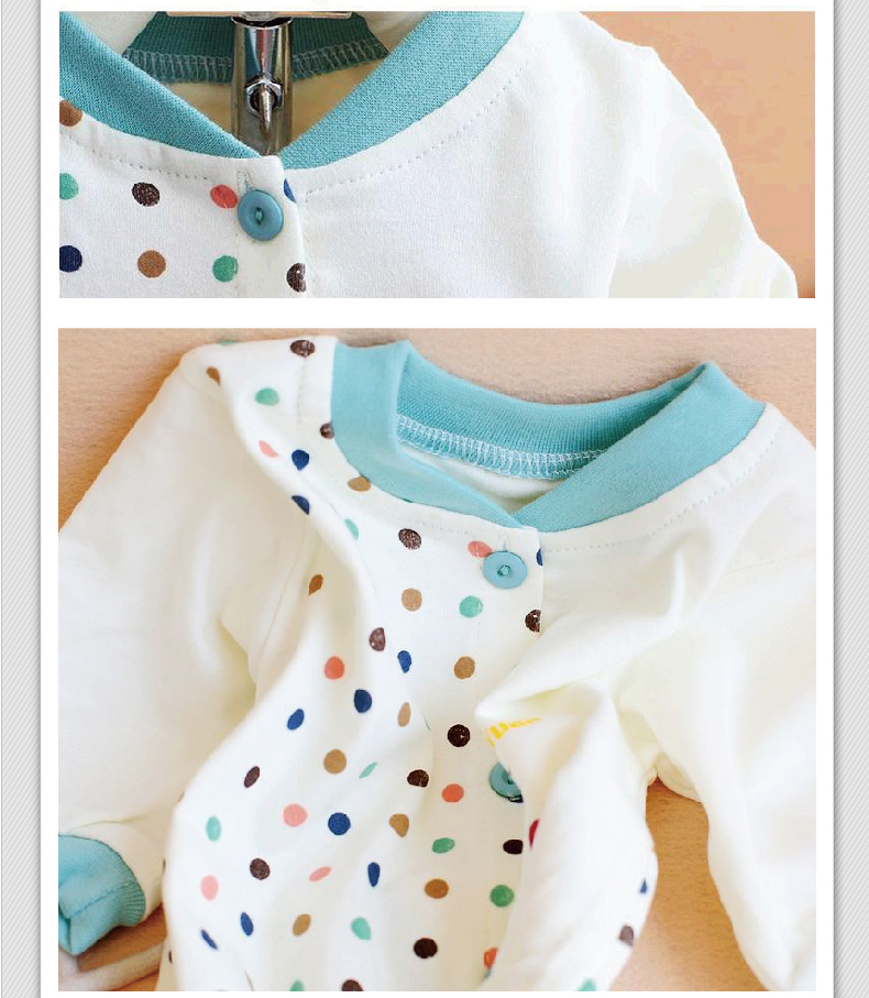 Babyiesies cotton mùa xuân và mùa thu nam nữ quần áo mùa hè quần áo mỏng romper quần áo sơ sinh 0-3-6 tháng jumpsuit trẻ em thu đông