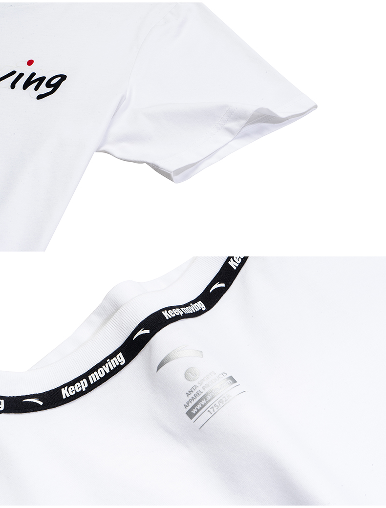 Áo thun nam tay ngắn Anta 2019 hè mới trẻ trung thể thao mỏng ngắn T nam thủy triều đích thực 15927158 - Áo phông thể thao áo thun tanktop nam