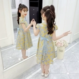 Осеннее платье, ханьфу, ципао, летняя юбка на девочку, в западном стиле