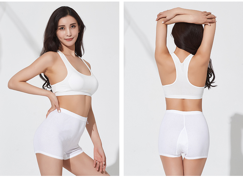 Nên và đồ lót của phụ nữ mát mẻ, boyshort, bông, eo cao, mồ hôi, thoáng khí, thoải mái, đáy, an ninh, võ sĩ quyền Anh, CL854N