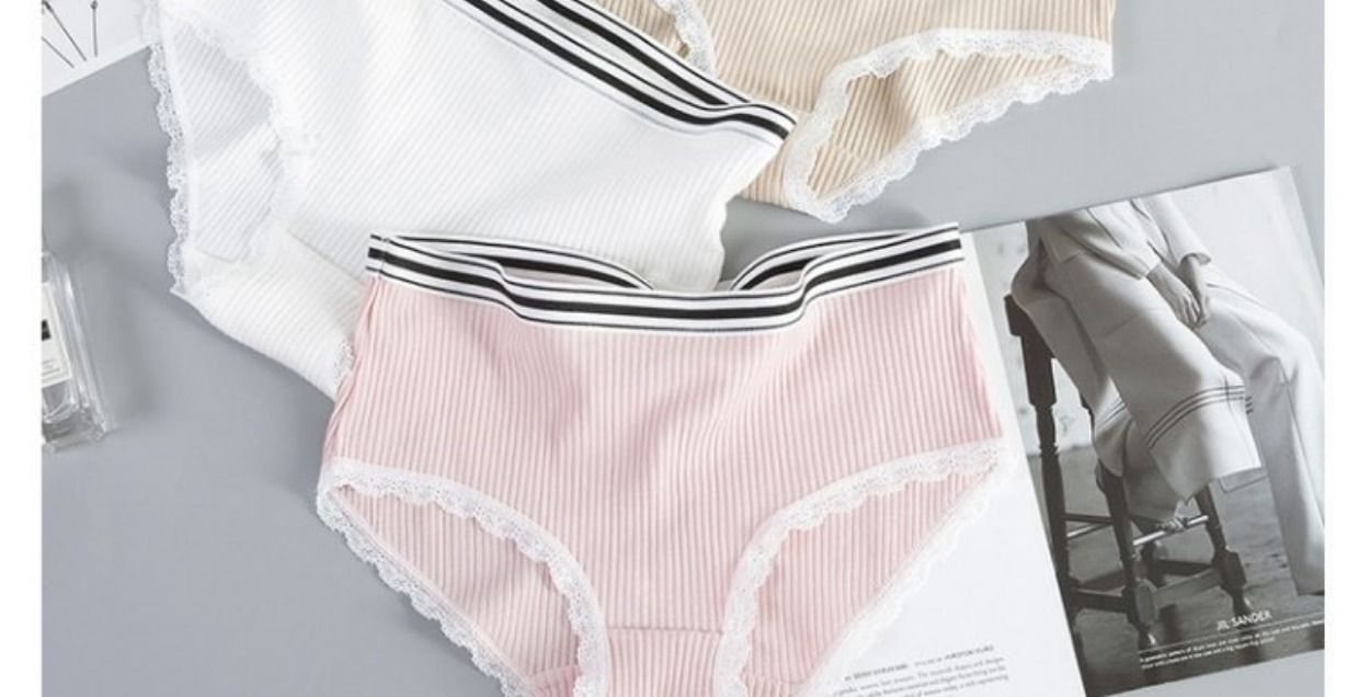 Chất liệu cotton đơn giản đồ lót nữ túi đeo hông thể thao gió quần lót nữ cotton thun lạnh cao cấp