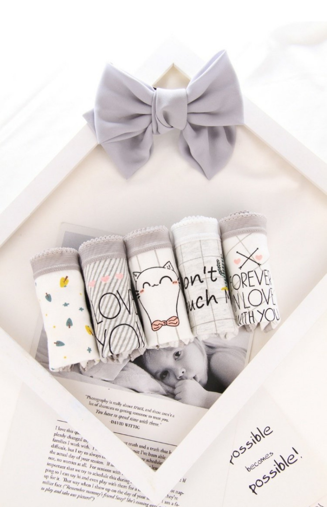 Quần lót nữ cotton waist eo giữa lady phim hoạt hình dễ thương mèo bông đáy quần cotton cô gái dễ thương quần sịp nam