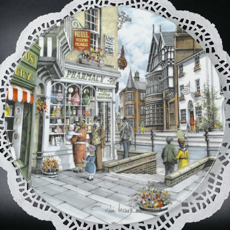 Spot British Royal Doulton shopping window series pharmacy sitting plate hanging plate decorative plate