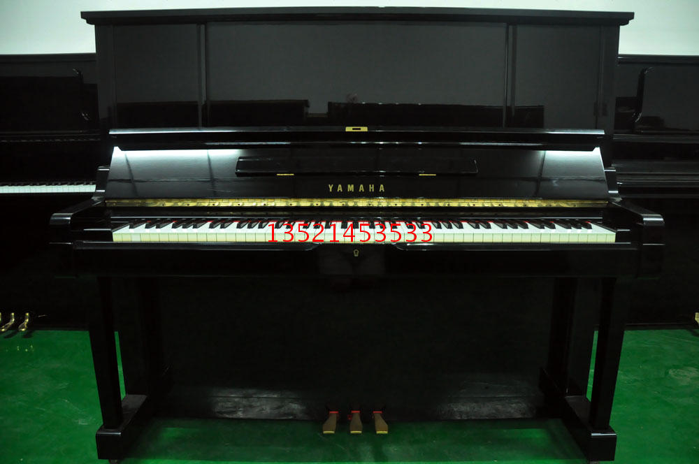 Secondhand Piano Japan Original Mount Mountain Leaf Upright Piano YAMAHA UX-3 Miko Edition Back of the National Union Po