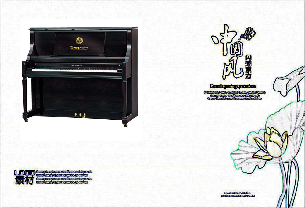 China-Canada Brand Haizi Man HEINTZMAN Vertical Piano 132 Retro-styled European-style Design High-end-Taobao