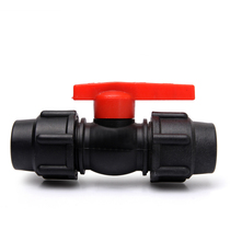 PE quick connect ball valve PE valve ball ball valve 20 4 minutes 25 6 parts fittings pe quick Joint free of hot melt