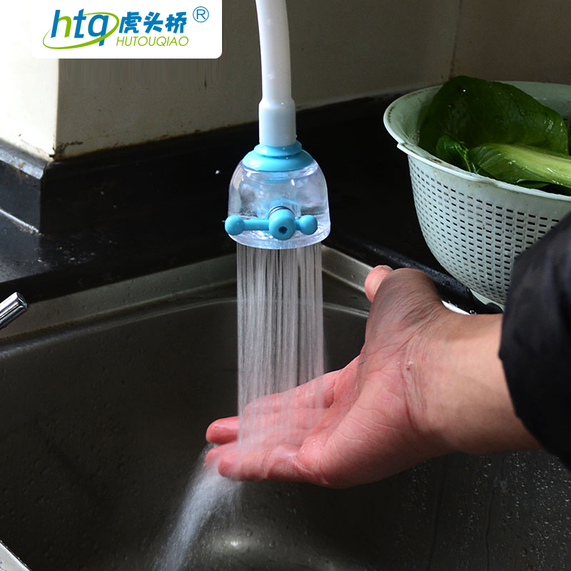 Kitchen faucet splash-proof nozzle filter household faucet extension extender rotating nozzle shower head