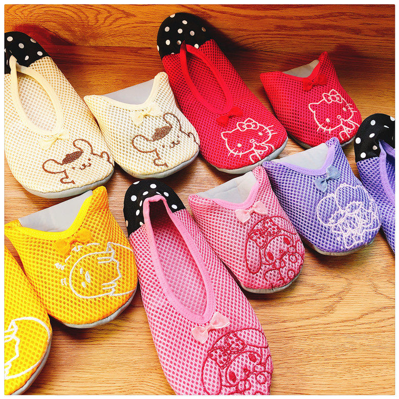 Japan Gunz * Shire * Online Embroidered Cartoon Adults Home Shoes Travel Portable Folding Slippers