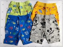 Daily single documentary Monster University Pooh Mickey Mouse Boys and Girls cotton sweat cloth shorts five-point pants