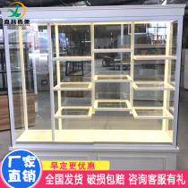 Cake shop cake model cabinet display rack bread cabinet display cabinet birthday cake sample cabinet glass commercial window