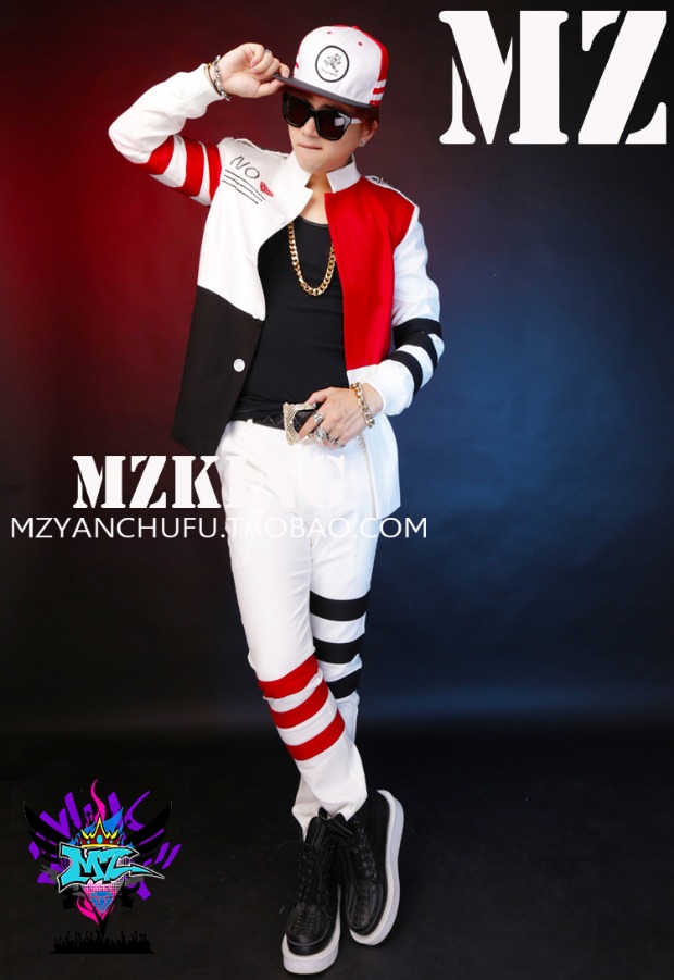 Ngôi sao với bộ đồ hộp đêm hip hop nam ca sĩ biểu diễn quần áo dj nam sân khấu phù hợp với phù hợp với thủy triều blazer nam