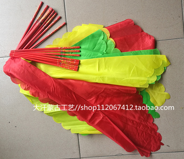 Dance chopsticks Three colors with chopsticks Mongolian dance National dance Chopsticks dance dance props accessories Mongolian dance chopsticks