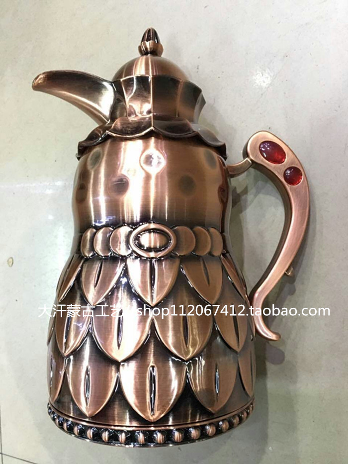 Mongolian Milk Teapot Inner Mongolia Crafts Gifts Swing Accessories Insulation Teapot Mongolia Bag Dining Room Supplies Utensils Mont Dining Cutlery