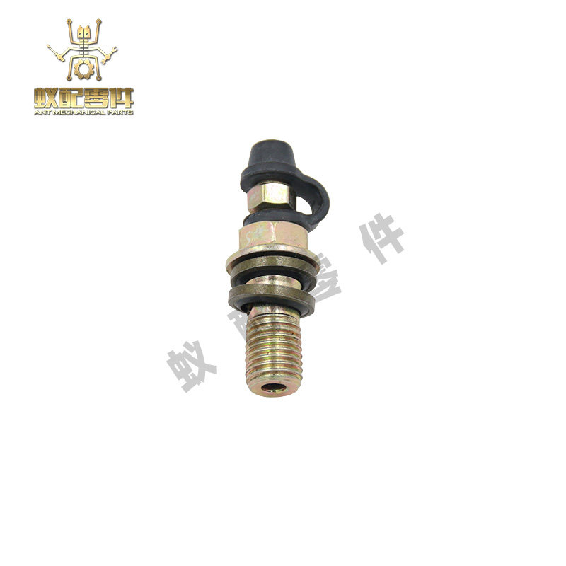 Ant is equipped with electric vehicle motorcycle disc brake upper and lower pump brake exhaust screw Rubber cap M10*1 25 tubing screw