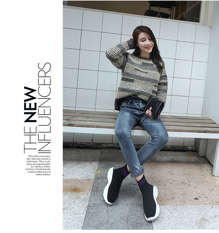 Vớ nữ mùa xuân 2019 phiên bản mới của Hàn Quốc của ulzzang Harajuku giày thể thao cao cấp hoang dã hip-hop - Giày cao gót giày boot nữ cao cấp