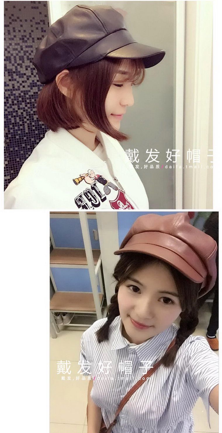 Chapeau pour femme en Cuir artificiel - Ref 3233450 Image 13