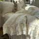 Girl's heart is fresh and small floral bed four-piece set of cotton