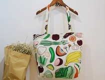 New canvas bag pure cotton canvas womens shoulder bag environmental protection shopping bag travel student personality creativity