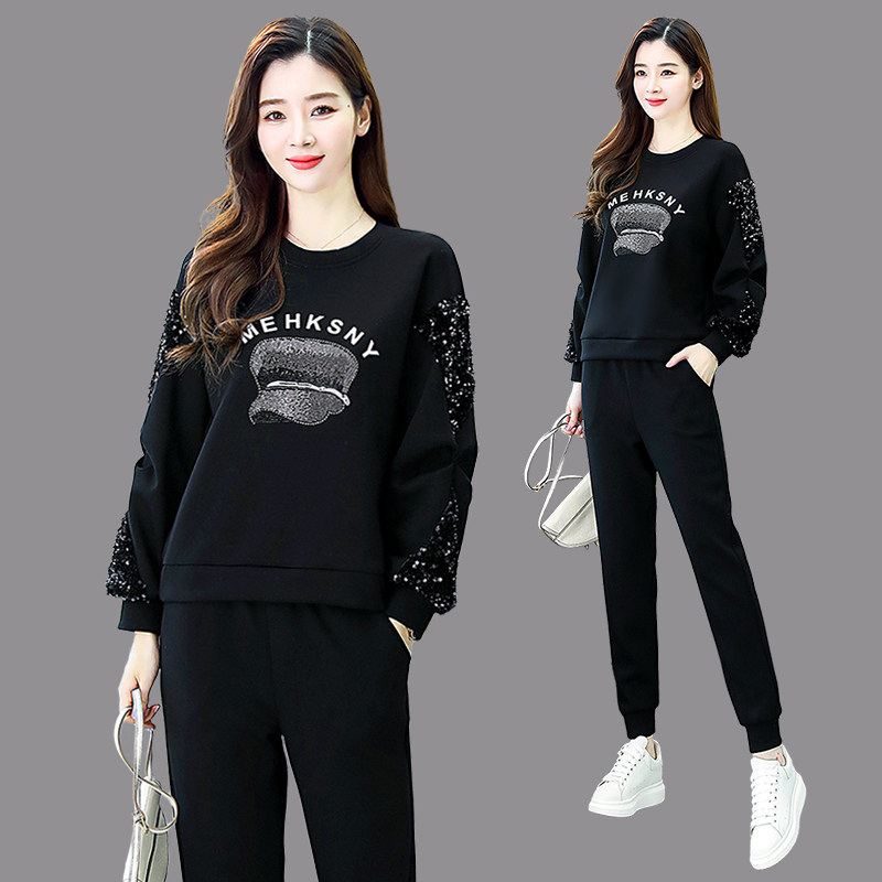 Fashion suit 2023 New women's spring casual ocean air weight reduction Slender Goddess Fan Temperament Spring Autumn Two Sets 