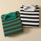 Бархатный демисезонный утепленный трикотажный свитер