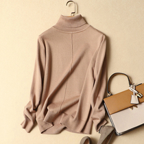 High collar sweater womens autumn winter new Korean version womens clothing Hooded Sweatshirt Fashion 100 Hitch Woman Long Sleeve Undershirt