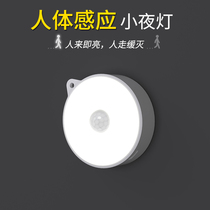 (Charging available for 90 days) Smart human body induction wardrobe bedside night light corridor aisle LED sensor light