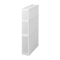 Japan imported Like it three-layer whole cabinet white gap cabinet reasonable use of space